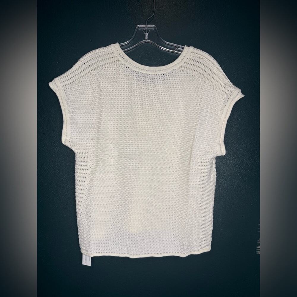 New With Tags WRAP London Loose Knit Short Sleeve Top - Picture 4 of 8